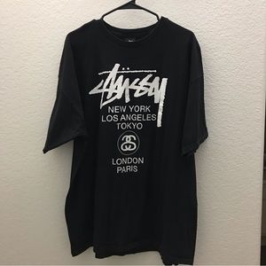 XXL Stüssy Black T-Shirt